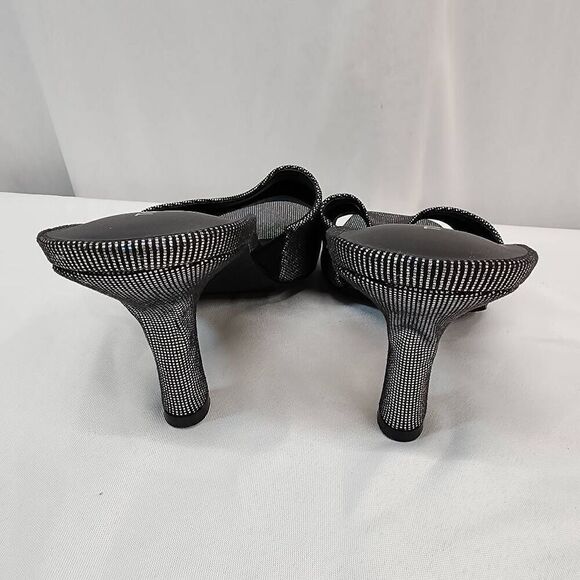 Torrid size 9 Iridescent Squared Toe Heel Sandal (WW) Double wide width - Picture 4 of 9